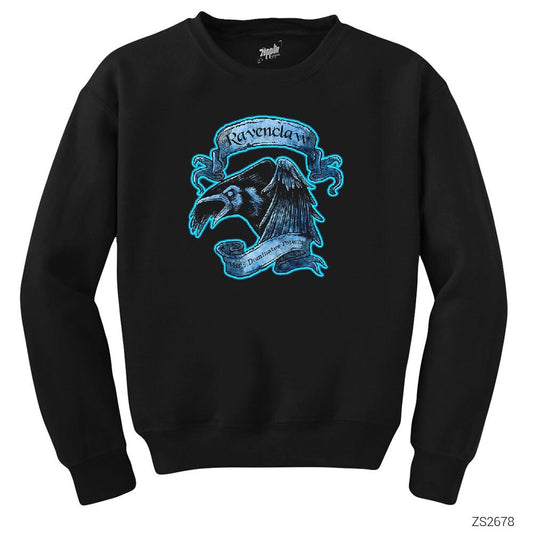 Harry Potter Ravenclaw Official Siyah Sweatshirt