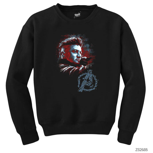 Hawkey Siyah Sweatshirt