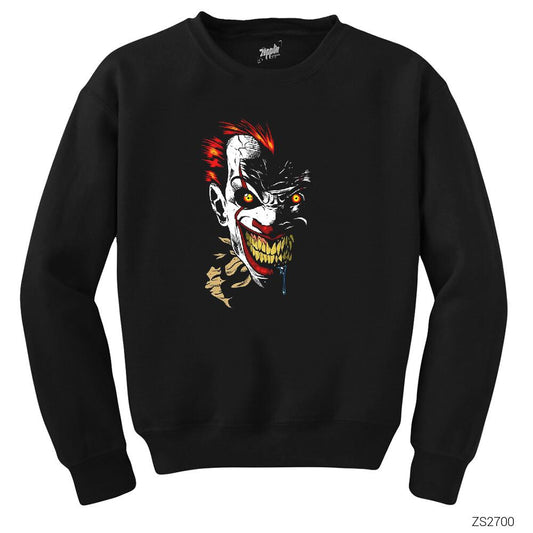 IT Clown Siyah Sweatshirt