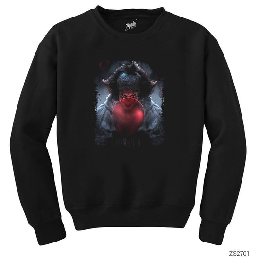 IT Clown 2 Siyah Sweatshirt