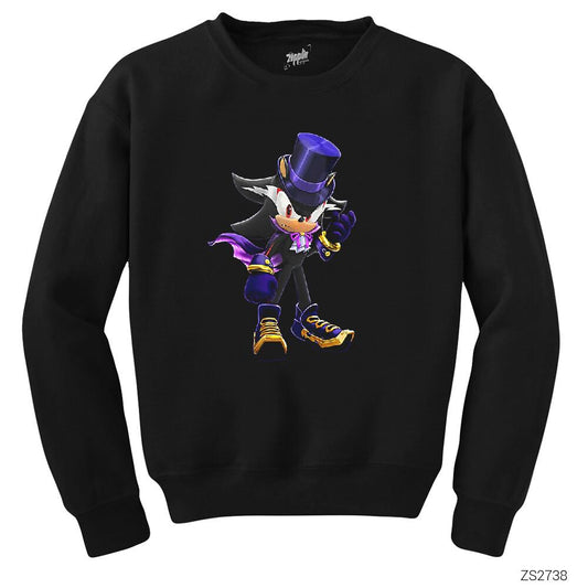 Sonic Wizard Siyah Sweatshirt