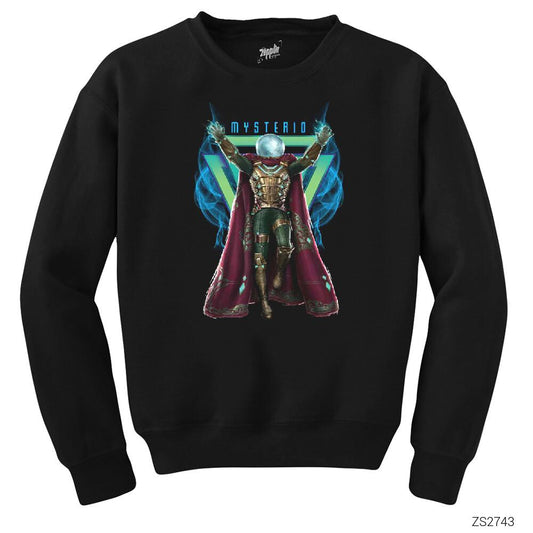 Spiderman Mysterio Siyah Sweatshirt