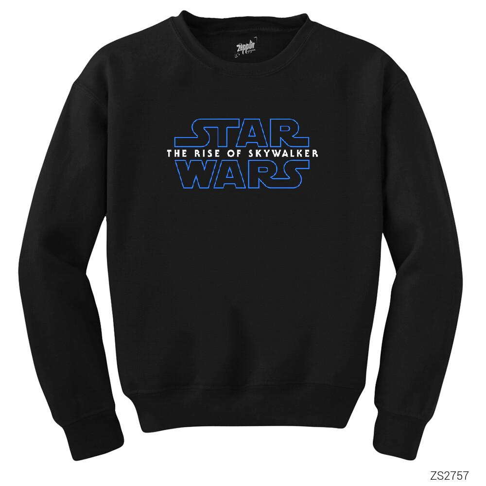 Star Wars The Rise of Skywalker Siyah Sweatshirt