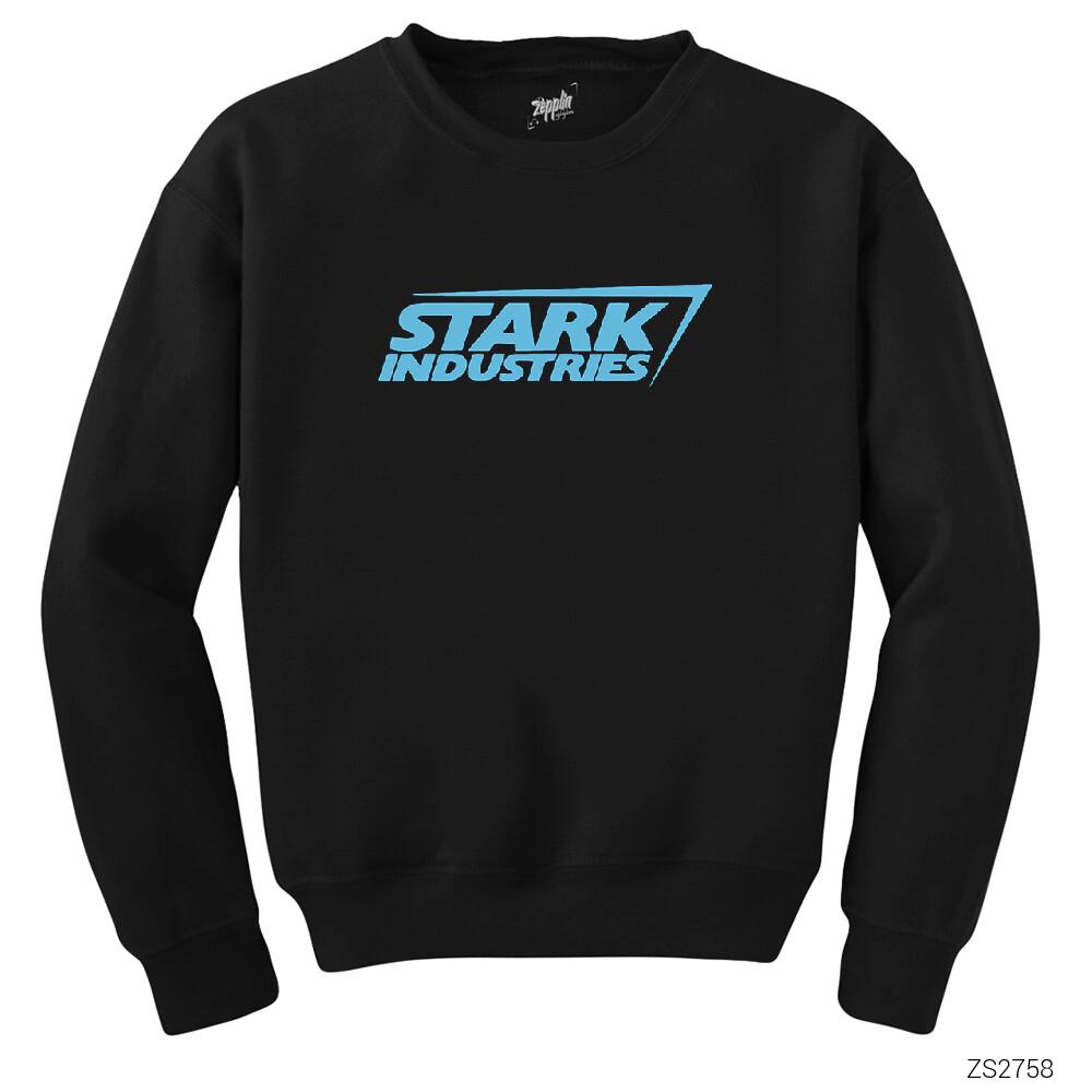 Stark Industries Siyah Sweatshirt