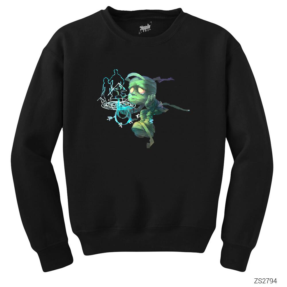 League of Legends Amumu Siyah Sweatshirt