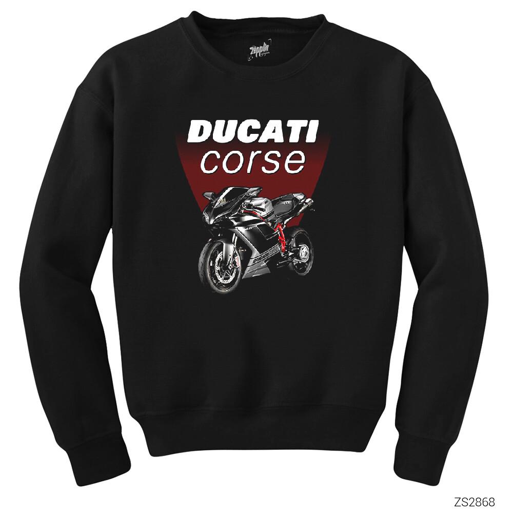 Ducati Corse Siyah Sweatshirt