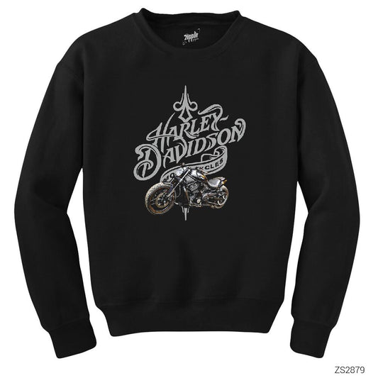 Harley Davidson Night Siyah Sweatshirt