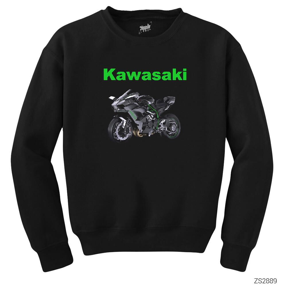 Kawasaki H2R Siyah Sweatshirt