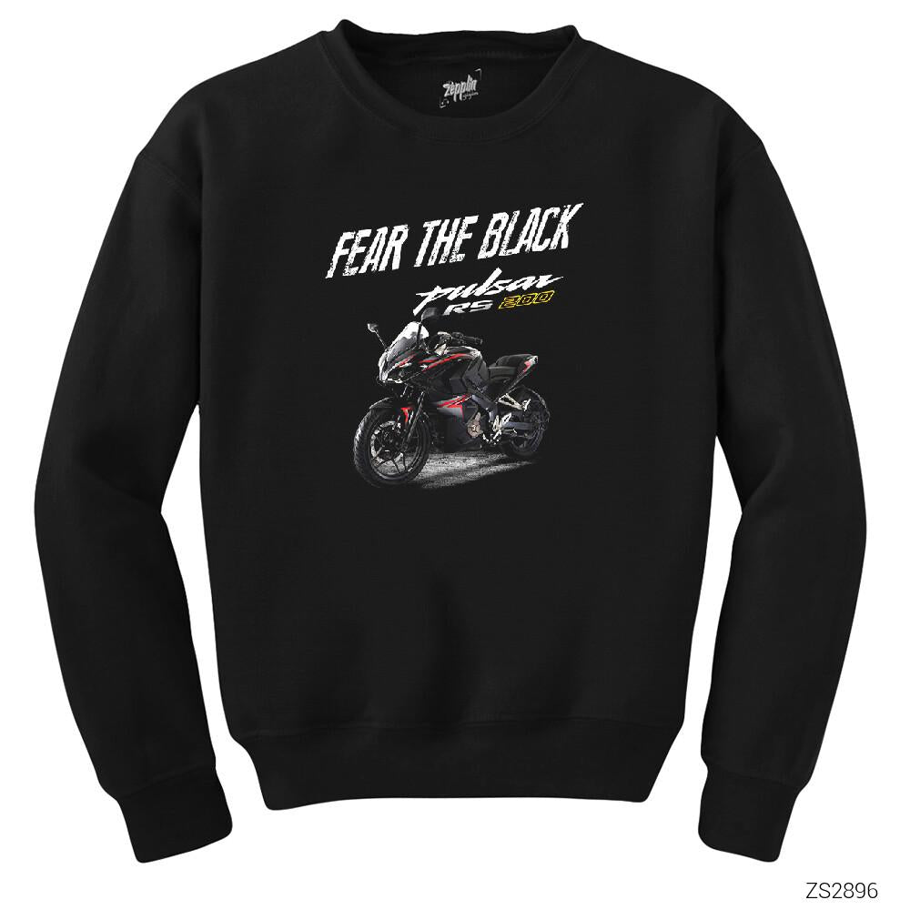 Pulsar RS 200 Fear The Black Siyah Sweatshirt