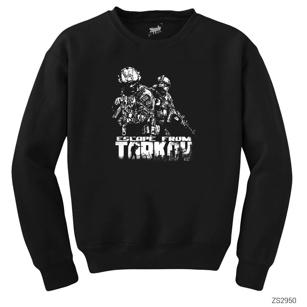 Escape From Tarkov Bear Team Siyah Sweatshirt
