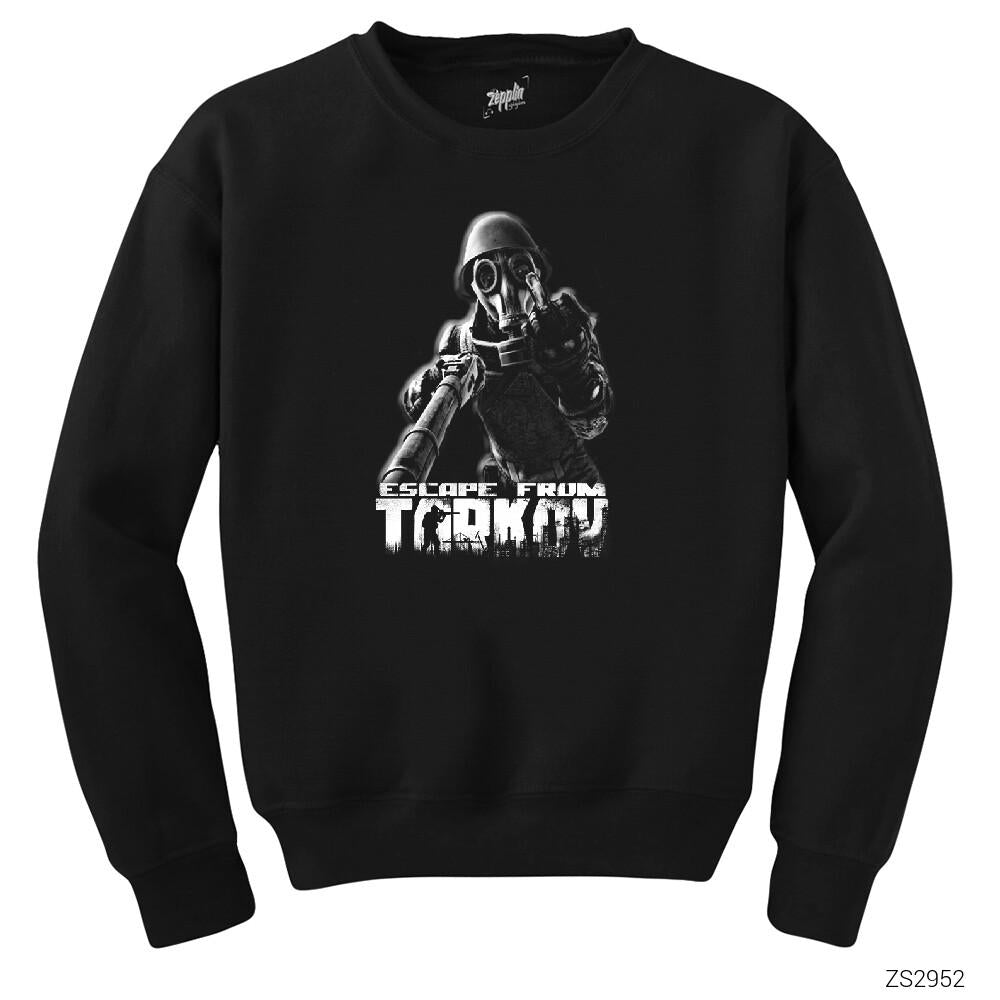 Escape from Tarkov Middle Finger Siyah Sweatshirt