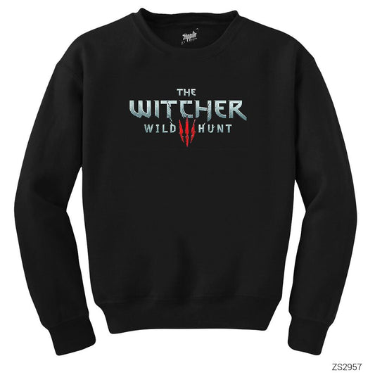 The Witcher Wild Hunt Siyah Sweatshirt