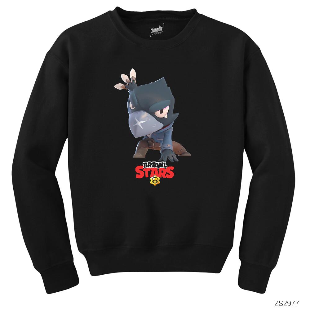 Brawl Stars Crow Siyah Sweatshirt
