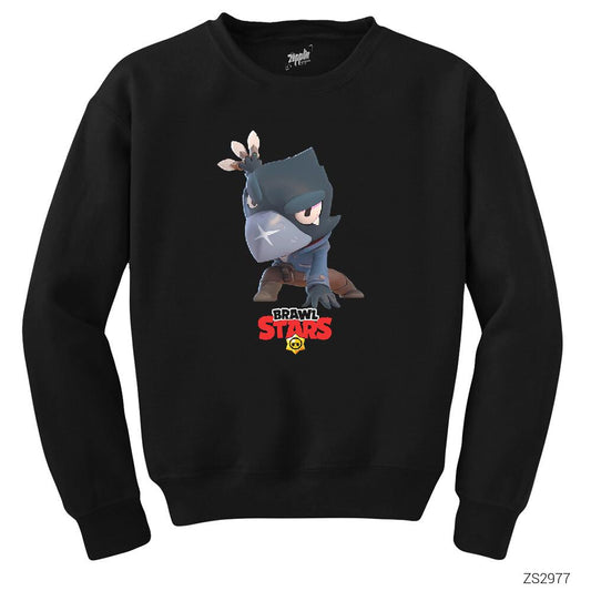 Brawl Stars Crow Siyah Sweatshirt