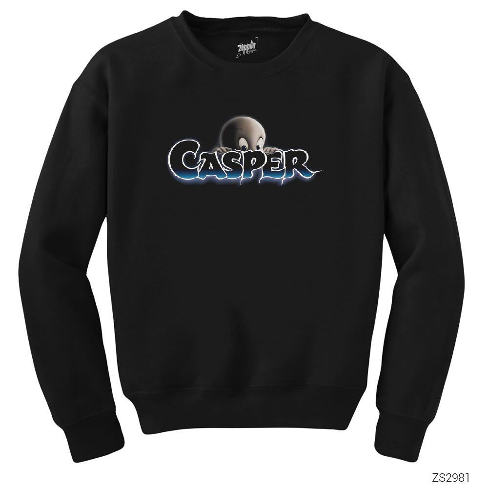 Casper Siyah Sweatshirt