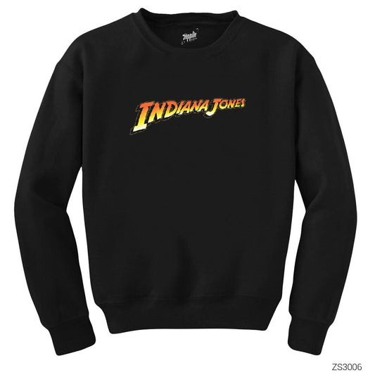 Indiana Jones Siyah Sweatshirt