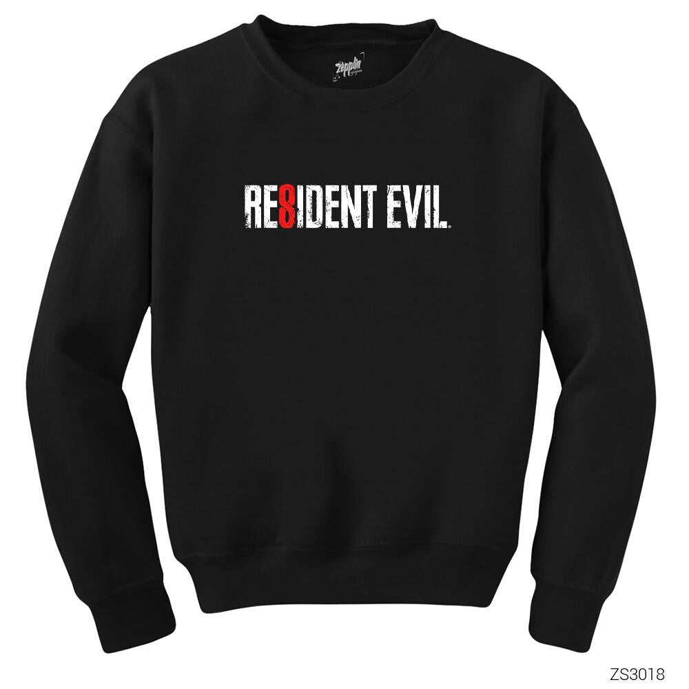 Resident Evil 8 Siyah Sweatshirt