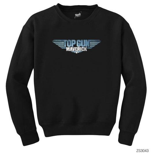 Top Gun Maverick Siyah Sweatshirt