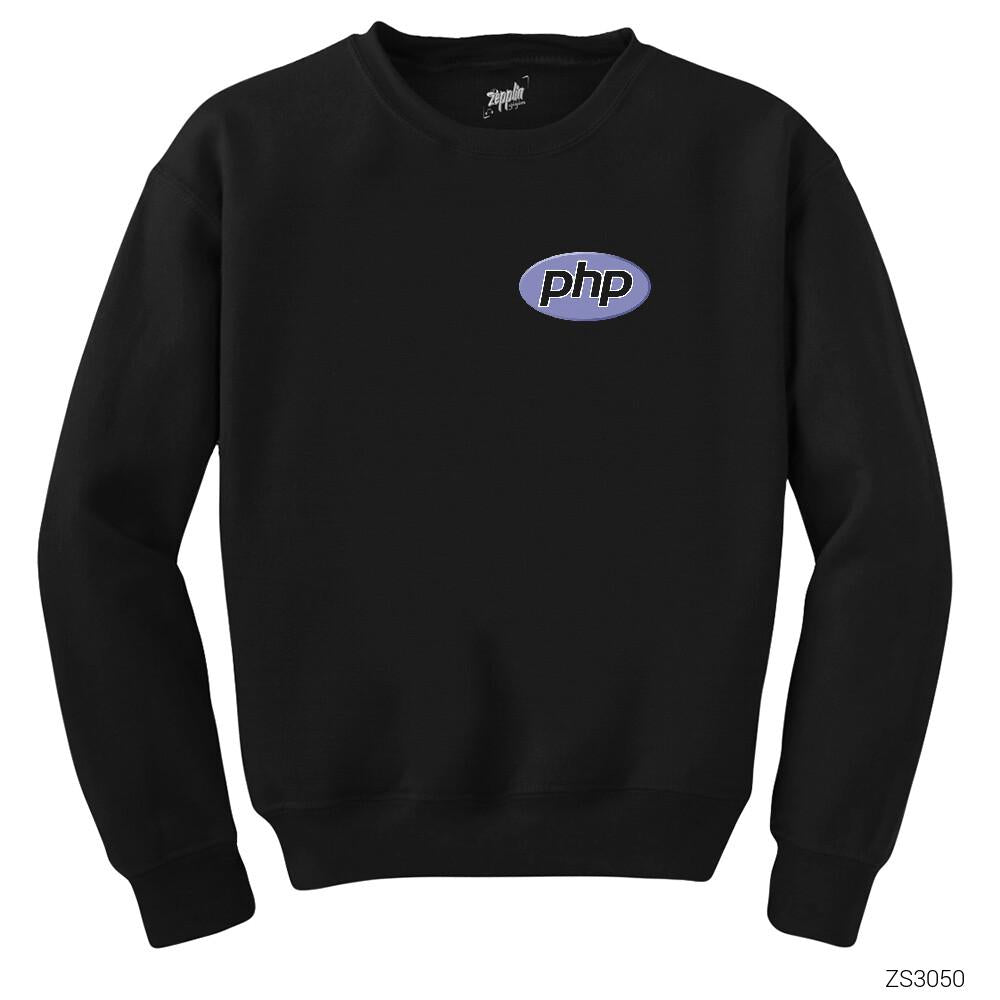 PHP Yazılımcı Siyah Sweatshirt