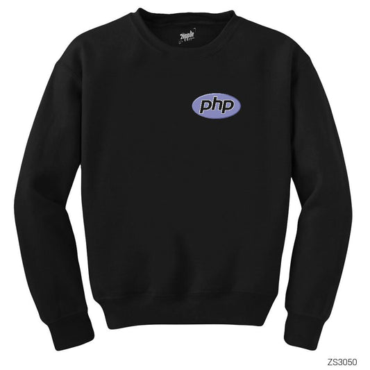 PHP Yazılımcı Siyah Sweatshirt