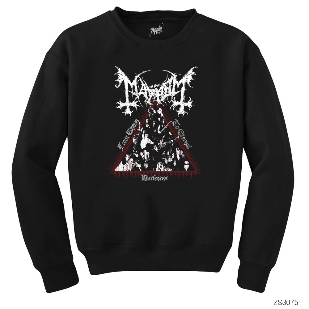Mayhem from Chaos Siyah Sweatshirt