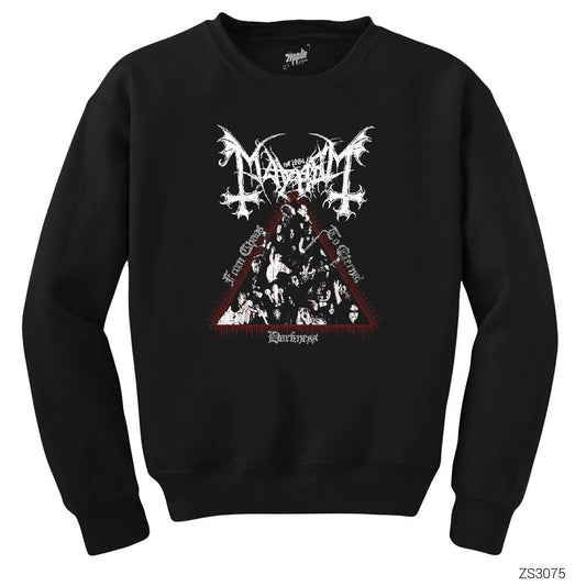 Mayhem from Chaos Siyah Sweatshirt
