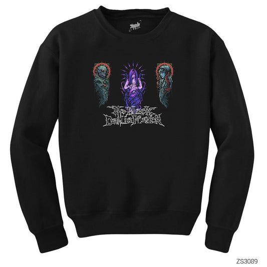 The Black Dahlia Murder Human Body Siyah Sweatshirt