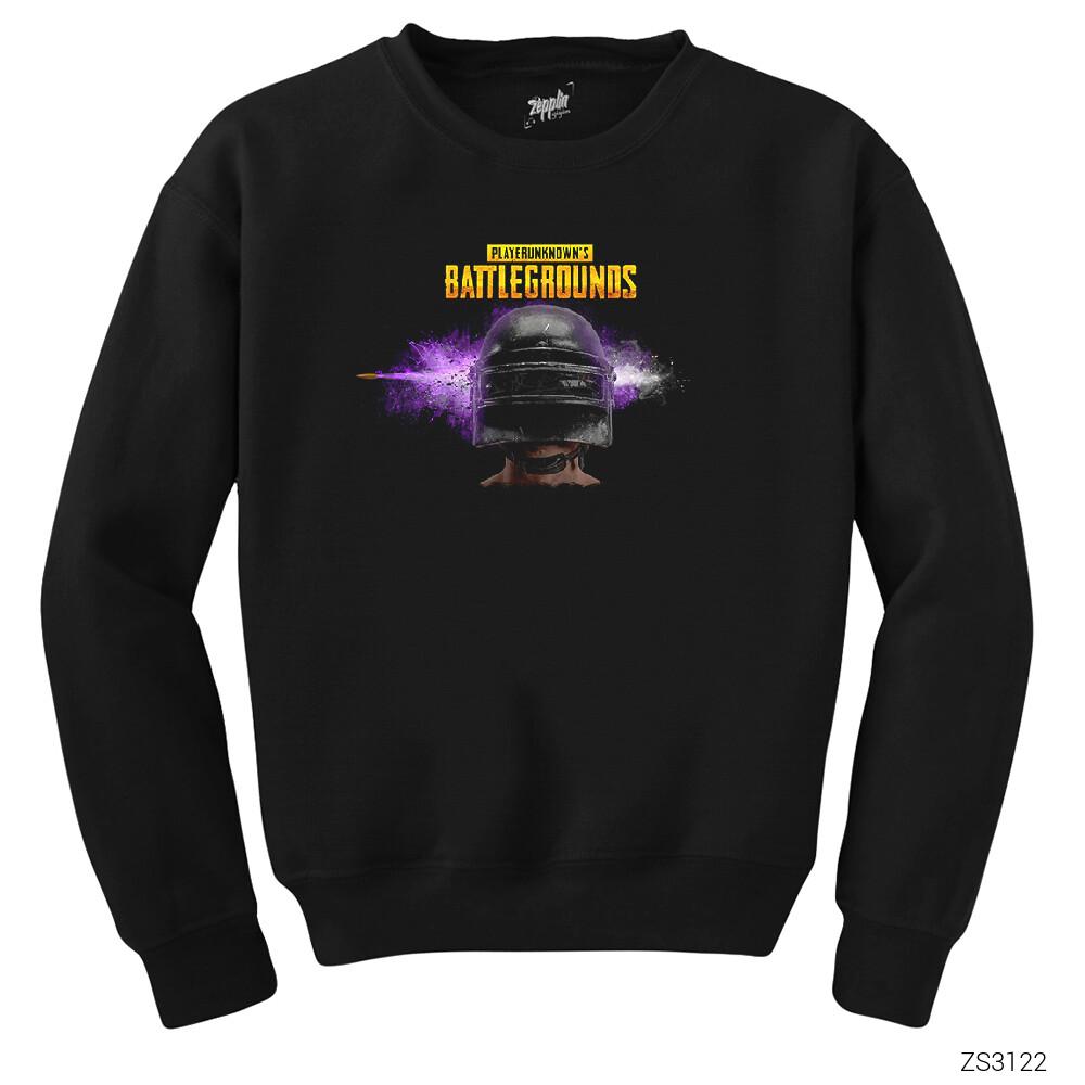 PUBG Headshot Siyah Sweatshirt