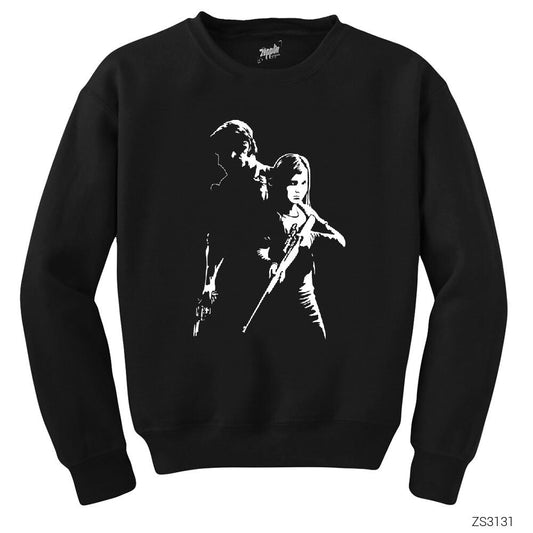 The Last of Us Team Siyah Sweatshirt