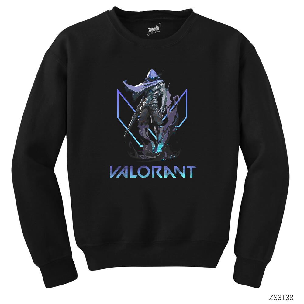 Valorant Omen Siyah Sweatshirt