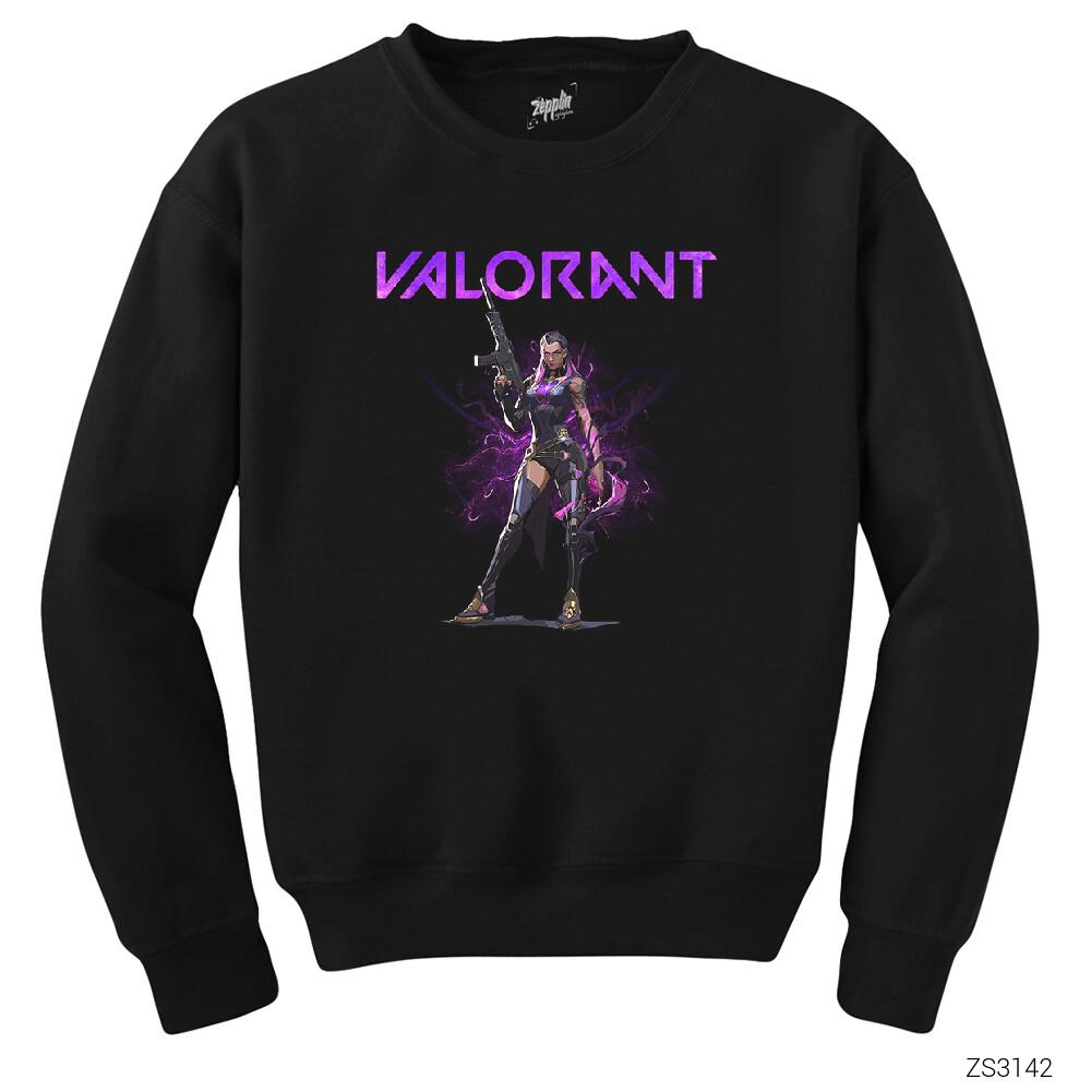 Valorant Reyna Siyah Sweatshirt