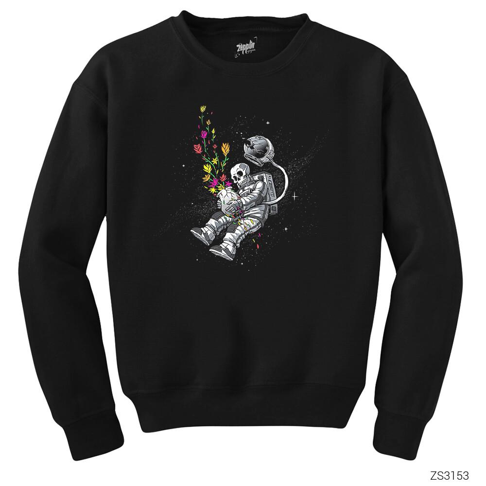 End of Human Siyah Sweatshirt