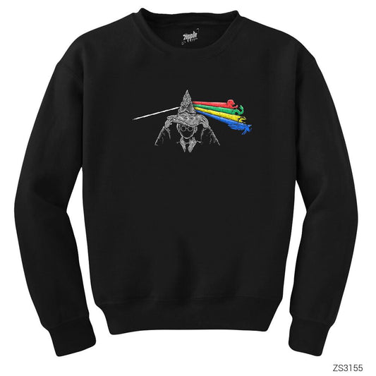 House Side of the Hogwarts Siyah Sweatshirt