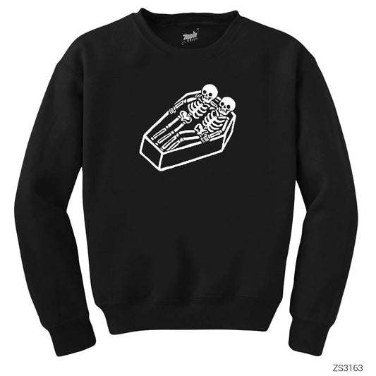 Sonsuza Kadar Beraber Siyah Sweatshirt