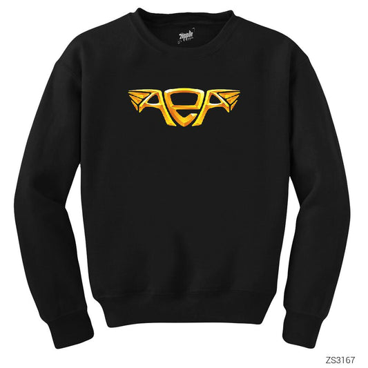 Altın Elbiseli Adam AEA Siyah Sweatshirt