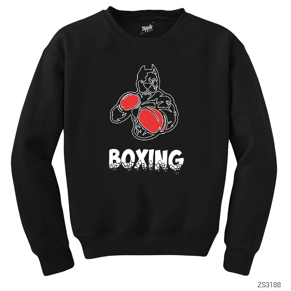 Pitbull Boxing Siyah Sweatshirt