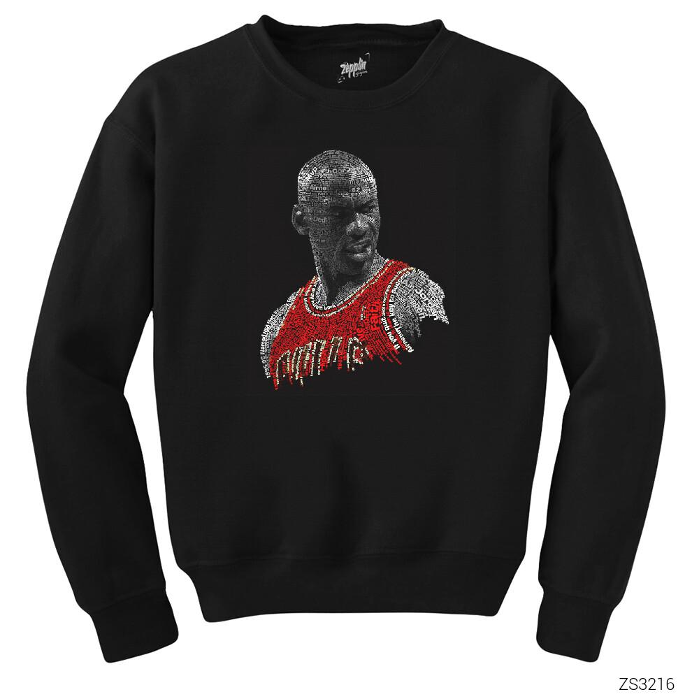 Air Jordan Text Siyah Sweatshirt