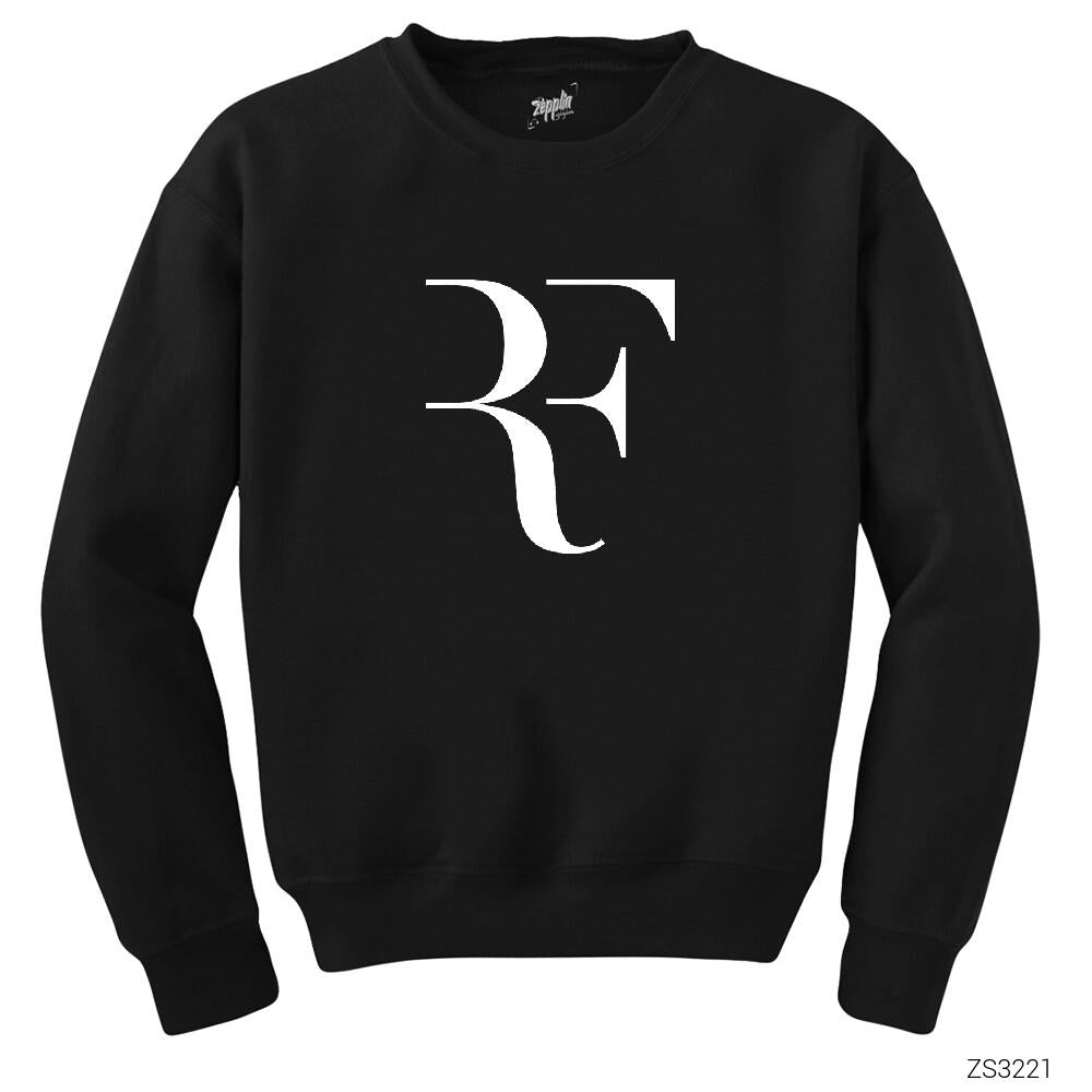 Roger Federer Siyah Sweatshirt