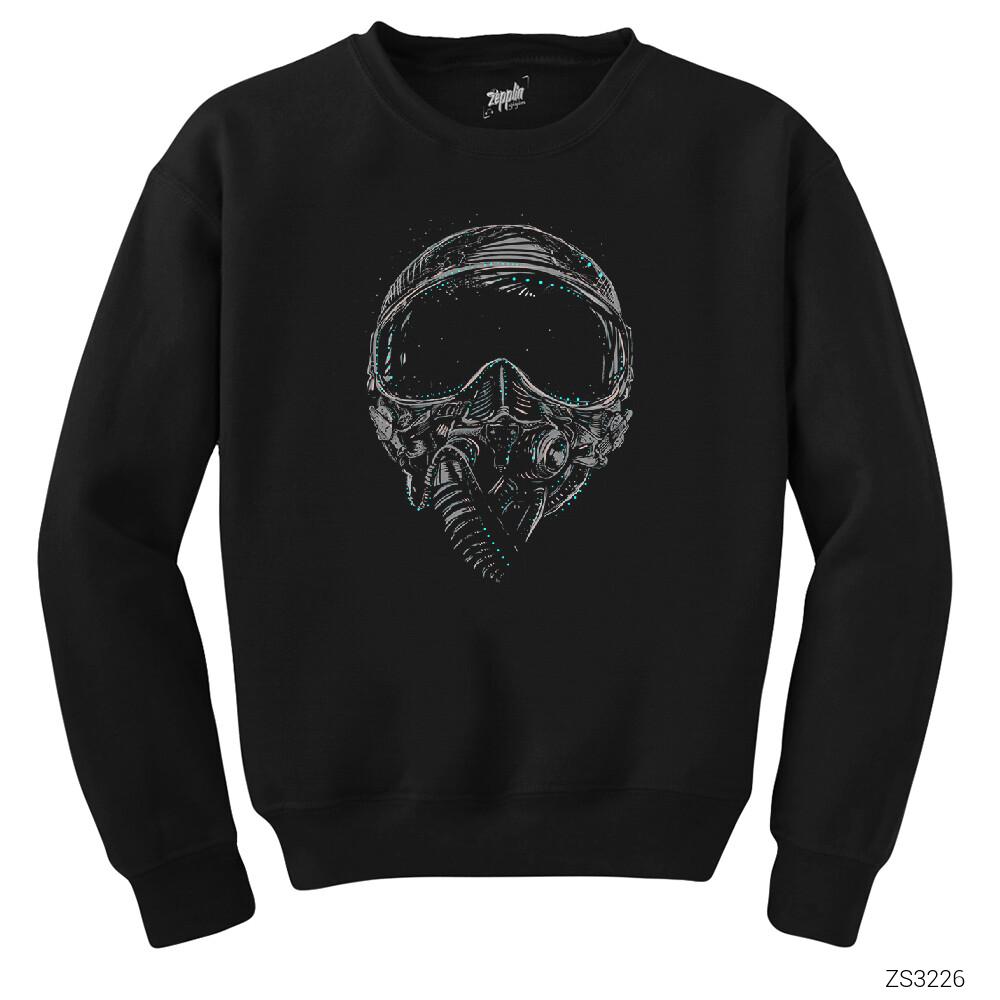 Defender Helmet Siyah Sweatshirt