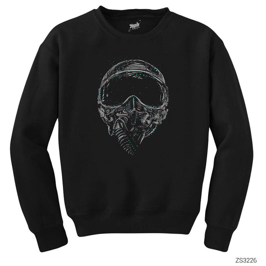 Defender Helmet Siyah Sweatshirt