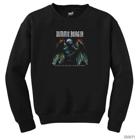 Dimmu Borgir Spiritual Black Dimensions Siyah Sweatshirt
