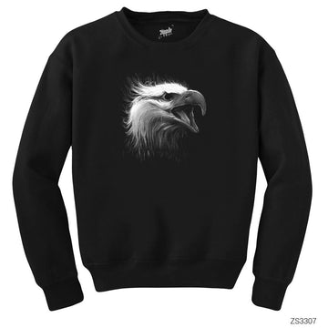 Kartal BW Siyah Sweatshirt