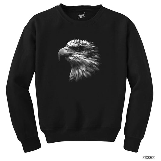 Kartal İhtişam Siyah Sweatshirt