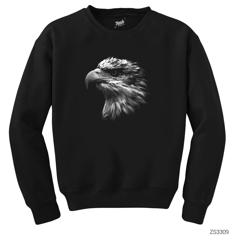 Kartal İhtişam Siyah Sweatshirt