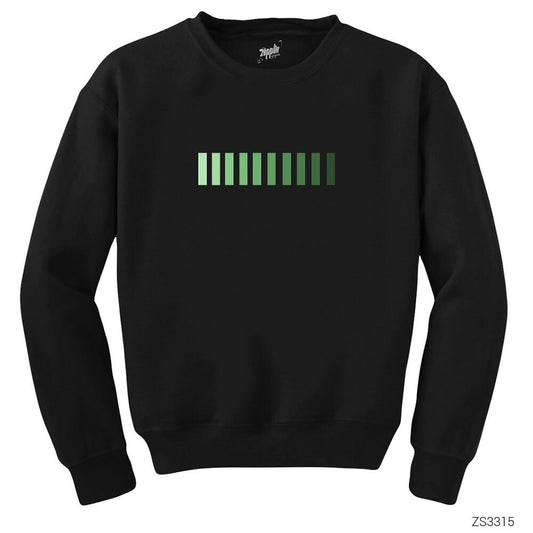 Green Scales Siyah Sweatshirt