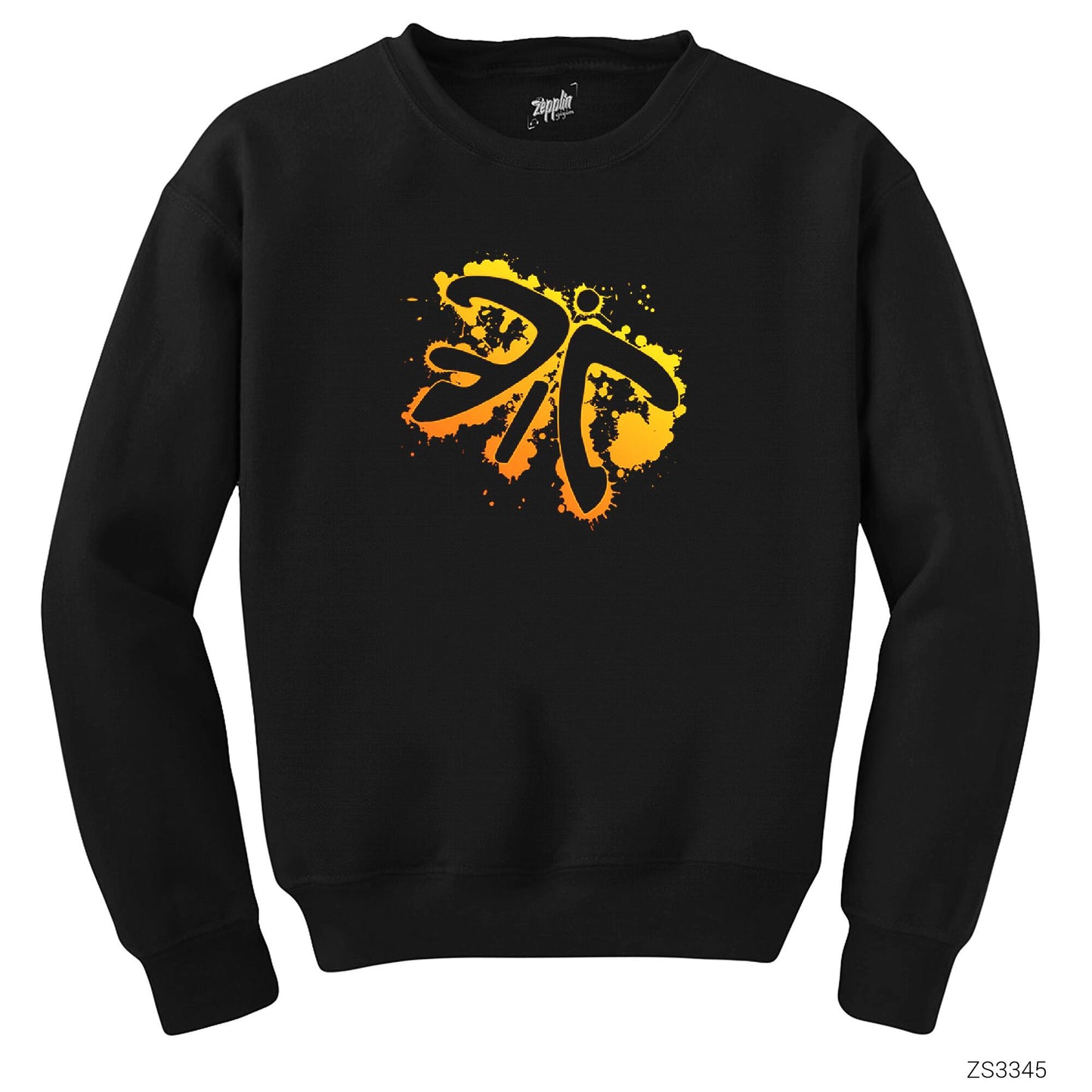 Fnatic Paint Splash Siyah Sweatshirt