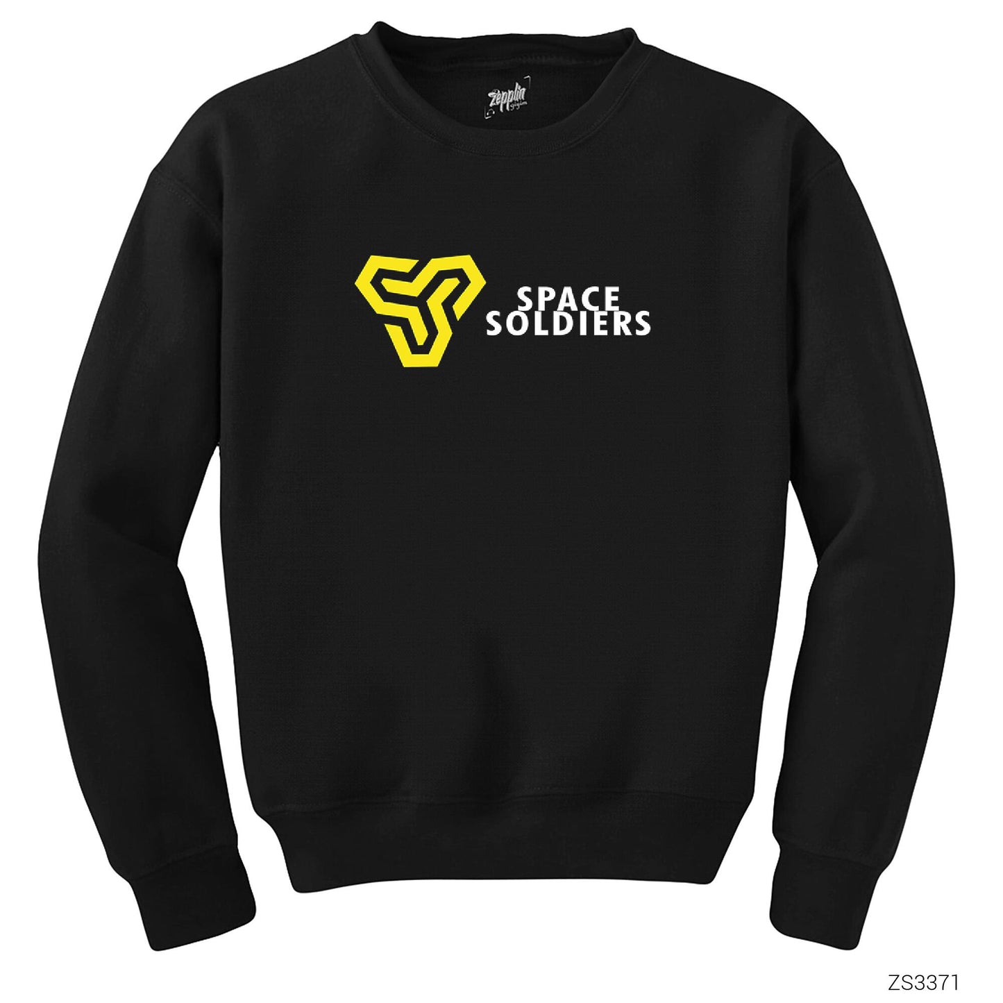Space Soliders Article Siyah Sweatshirt