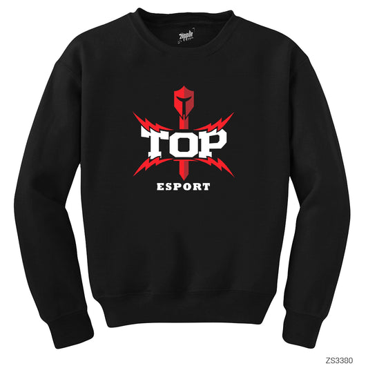 Topsports Gaming Lightning Siyah Sweatshirt