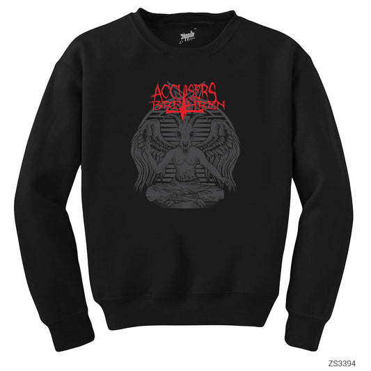 Accusers Siyah Sweatshirt