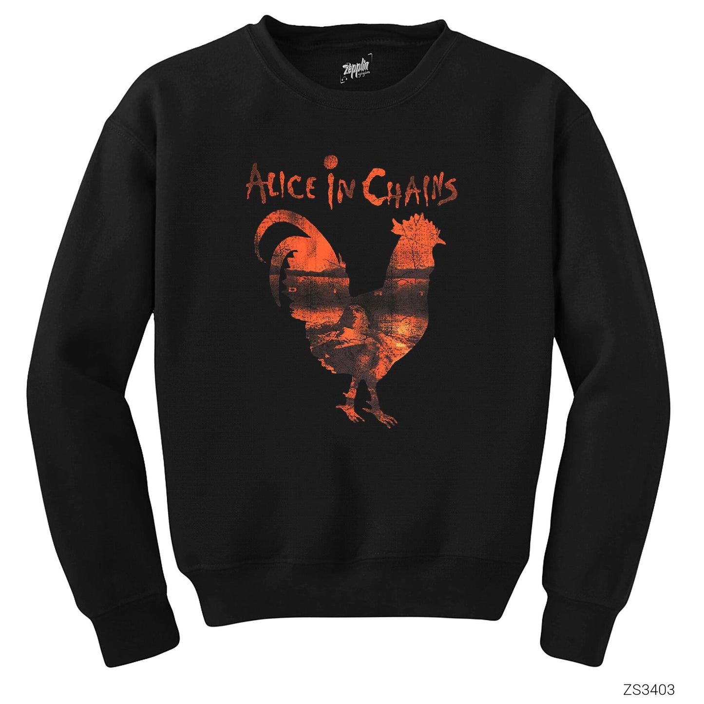 Alice In Chains Rooster Siyah Sweatshirt